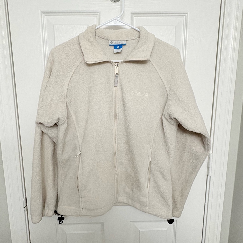 Columbia Off-White Fleece Jacket